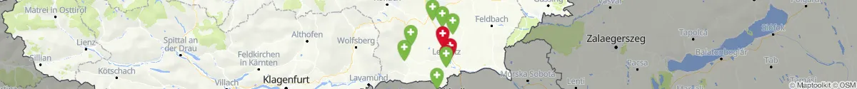 Map view for Pharmacies emergency services nearby Lang (Leibnitz, Steiermark)